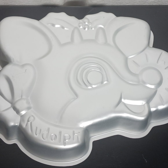 Wilton Kitchen Vtg Wilton Cake Pan Reindeer Deer Rudolph Aluminum